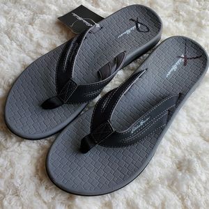 Eddie Bauer Point Break black flip flops